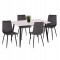 ΣΕΤ ΤΡΑΠΕΖΑΡΙΑΣ 5ΤΜΧ LATRELL HM21192 ΤΡΑΠΕΖΙ ΚΕΡΑΜΙΚΟ TOP-ΒΕΛΟΥΔΟ ΓΚΡΙ ΚΑΡΕΚΛΕΣ