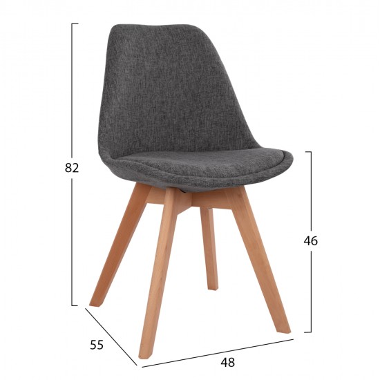 ΣΕΤ ΤΡΑΠΕΖΑΡΙΑΣ 5ΤΜΧ VEGAS HM21177 MDF TOP ΣΕ ΓΚΡΙ--ΥΦΑΣΜΑ ΣΕ ΓΚΡΙ