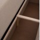 ΓΩΝΙΑΚΟΣ ΚΑΝΑΠΕΣ-ΚΡΕΒΑΤΙ ΜΕ ΑΠΟΘ.ΧΩΡΟ TRENDSTON HM3302.03R ΜΠΕΖ ΥΦΑΣΜΑ 298x177x95Υεκ