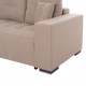 ΓΩΝΙΑΚΟΣ ΚΑΝΑΠΕΣ-ΚΡΕΒΑΤΙ ΜΕ ΑΠΟΘ.ΧΩΡΟ TRENDSTON HM3302.03L ΜΠΕΖ ΥΦΑΣΜΑ 298x177x95Υεκ
