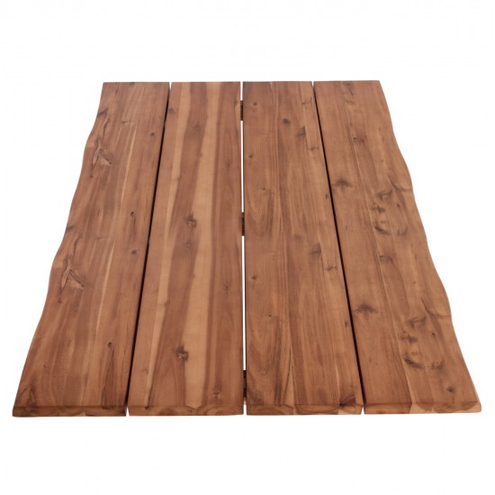 ΕΠΙΦΑΝΕΙΑ ΤΡΑΠΕΖΙΟΥ ΟΡΘΟΓΩΝΙΑ ΑΠΟ ΜΑΣΙΦ ΞΥΛΟ ΑΚΑΚΙΑΣ HM6301.01--140x80x3.5(πάχος)εκ