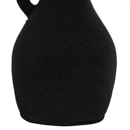 ΕΠΙΤΡΑΠΕΖΙΟ ΔΙΑΚΟΣΜΗΤΙΚΟ ΒΑΖΟ DECANT HM4667.01L ΤΕΡΑΚΟΤΑ ΣΕ ΜΑΥΡΟ--Φ14x21Υεκ.