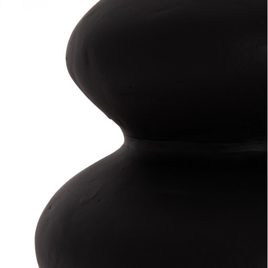 ΕΠΙΤΡΑΠΕΖΙΟ ΔΙΑΚΟΣΜΗΤΙΚΟ ΒΑΖΟ CHELIN HM4670S ΤΕΡΑΚΟΤΑ ΣΕ ΜΑΥΡΟ--Φ20x25Υεκ.