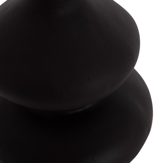 ΕΠΙΤΡΑΠΕΖΙΟ ΔΙΑΚΟΣΜΗΤΙΚΟ ΒΑΖΟ CHELIN HM4670S ΤΕΡΑΚΟΤΑ ΣΕ ΜΑΥΡΟ--Φ20x25Υεκ.