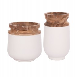 ΔΙΑΚΟΣΜΗΤΙΚΑ ΒΑΖΑ ΔΑΠΕΔΟΥ 2ΤΜΧ LINTER HM21140.02 FIBER CEMENT ΛΕΥΚΟ-ΞΥΛΟ ΤΕΑΚ 47Υ & 60Υεκ