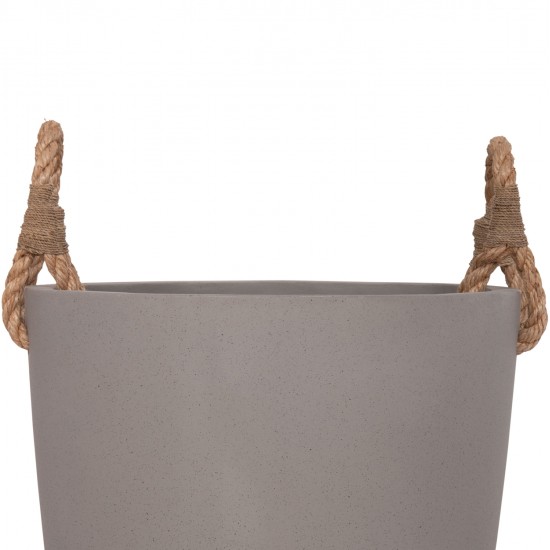 ΓΛΑΣΤΡΑ ΕΣ. ΧΩΡΟΥ ΣΕΙΡΑ TRYLL HM4690L FIBER CEMENT ΓΚΡΙ & ΣΧΟΙΝΙ Φ40x25,5Υεκ.