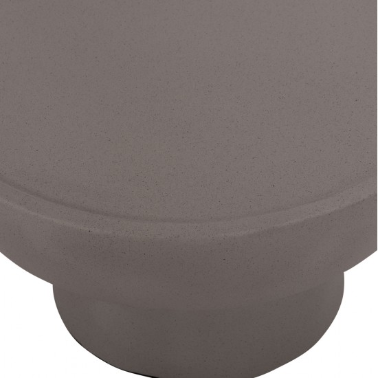 ΤΡΑΠΕΖΙ ΣΑΛΟΝΙΟΥ PIRSON HM18155.03 FIBER CEMENT ΣΕ ΓΚΡΙ--Φ60x36Υεκ.