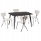 ΣΕΤ ΤΡΑΠΕΖΑΡΙΑΣ 5ΤΜΧ RAVEN HM21067.02 ΚΕΡΑΜΙΚΟ TOP ΜΑΥΡΟ ΜΑΡΜΑΡΟ--ΜΕΤΑΛΛΟ
