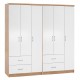 ΝΤΟΥΛΑΠΑ 6ΦΥΛΛΗ CAESAR HM21236.02 ΜΕΛΑΜΙΝΗ SONAMA & ΛΕΥΚΟ 180x42,5Χ181Υεκ.