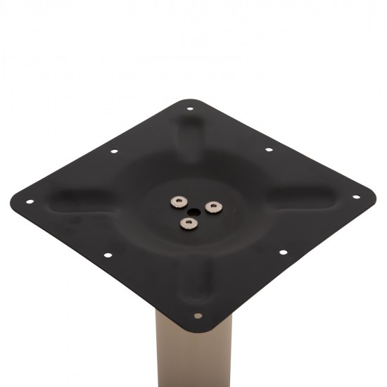 ΒΑΣΗ ΤΡΑΠΕΖΙΟΥ ΑΠΟ ΜΕΤΑΛΛΟ HM421.25 ΚΑΠΟΥΤΣΙΝΟ 40x40x72Υεκ.