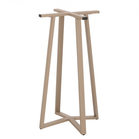 ΒΑΣΗ ΤΡΑΠΕΖΙΟΥ ΜΠΑΡ ΜΕΣΑΙΟΥ ΥΨΟΥΣ HM477.25 ΜΕΤΑΛΛΟ ΚΑΠΟΥΤΣΙΝΟ 50x50x90Υεκ.