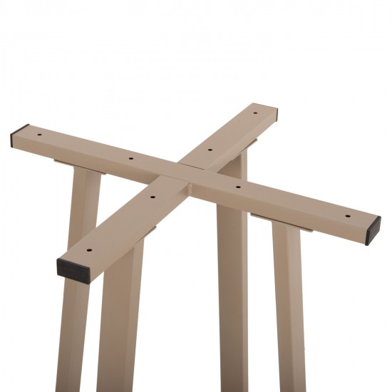 ΒΑΣΗ ΤΡΑΠΕΖΙΟΥ ΜΠΑΡ ΜΕΣΑΙΟΥ ΥΨΟΥΣ HM477.25 ΜΕΤΑΛΛΟ ΚΑΠΟΥΤΣΙΝΟ 50x50x90Υεκ.