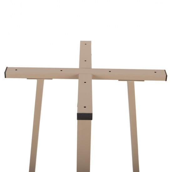 ΒΑΣΗ ΤΡΑΠΕΖΙΟΥ ΜΠΑΡ ΜΕΣΑΙΟΥ ΥΨΟΥΣ HM477.25 ΜΕΤΑΛΛΟ ΚΑΠΟΥΤΣΙΝΟ 50x50x90Υεκ.