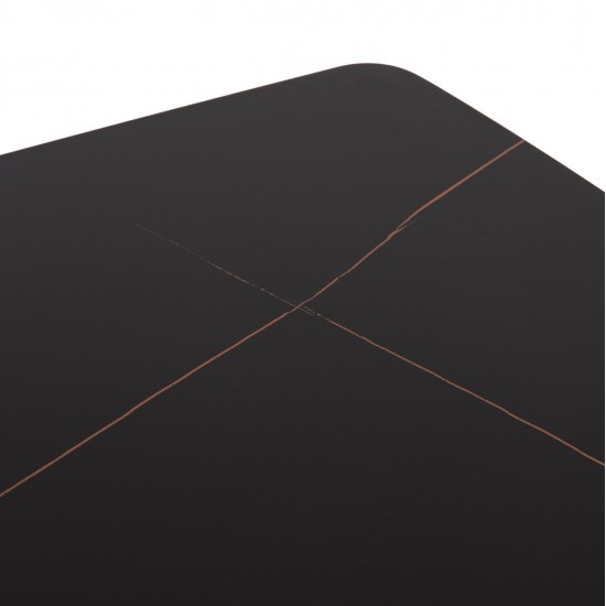 ΣΕΤ ΤΡΑΠΕΖΑΡΙΑΣ 5ΤΜΧ RAVEN HM21264.02 ΚΕΡΑΜΙΚΟ TOP ΜΑΥΡΟ ΜΑΡΜΑΡΟ--ΒΕΛΟΥΔΟ ΣΑΠΙΟ ΜΗΛΟ