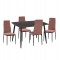 ΣΕΤ ΤΡΑΠΕΖΑΡΙΑΣ 5ΤΜΧ RAVEN HM21264.02 ΚΕΡΑΜΙΚΟ TOP ΜΑΥΡΟ ΜΑΡΜΑΡΟ--ΒΕΛΟΥΔΟ ΣΑΠΙΟ ΜΗΛΟ