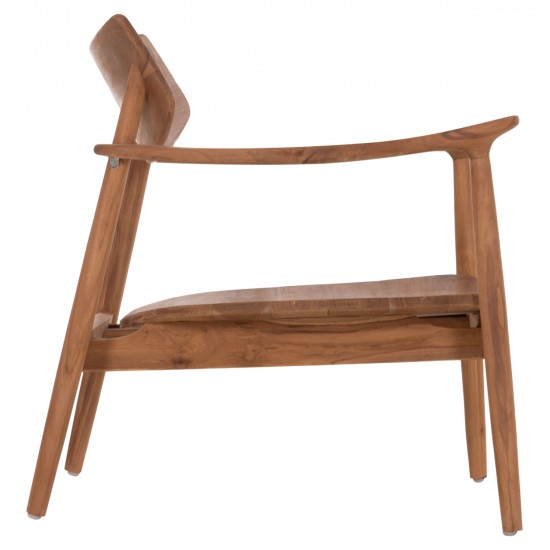 ΠΟΛΥΘΡΟΝΑ LOUNGE RANGER HM18255.01 ΞΥΛΟ TEAK ΣΕ ΦΥΣΙΚΟ 70x73x73Υεκ.