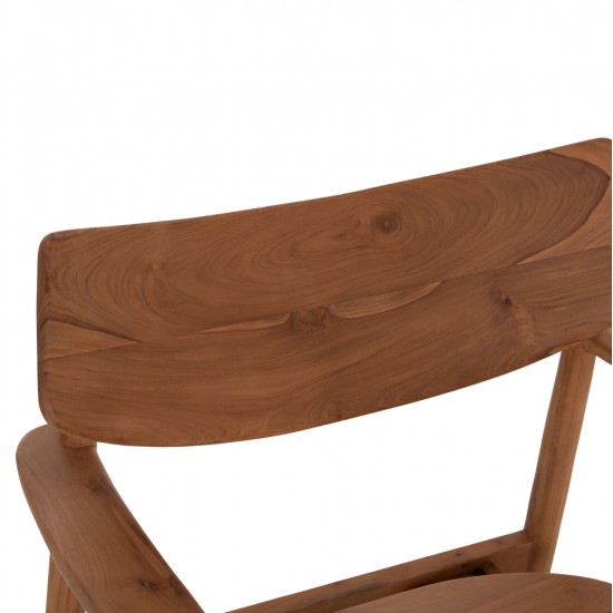 ΠΟΛΥΘΡΟΝΑ LOUNGE RANGER HM18255.01 ΞΥΛΟ TEAK ΣΕ ΦΥΣΙΚΟ 70x73x73Υεκ.