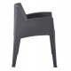 ΠΟΛΥΘΡΟΝΑ ΠΟΛΥΠΡΟΠΥΛΕΝΙΟΥ SLEEK HM6370.10 ΓΚΡΙ 68x63x82,5Υεκ.