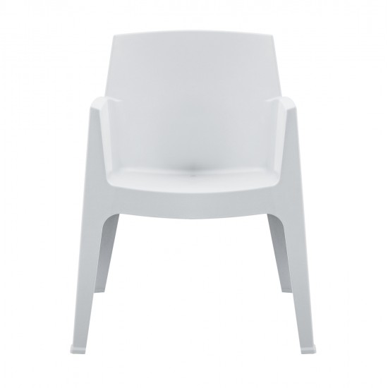 ΠΟΛΥΘΡΟΝΑ ΠΟΛΥΠΡΟΠΥΛΕΝΙΟΥ SLEEK HM6370.01 ΛΕΥΚΗ 68x63x82,5Υεκ.