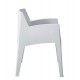 ΠΟΛΥΘΡΟΝΑ ΠΟΛΥΠΡΟΠΥΛΕΝΙΟΥ SLEEK HM6370.01 ΛΕΥΚΗ 68x63x82,5Υεκ.