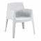 ΠΟΛΥΘΡΟΝΑ ΠΟΛΥΠΡΟΠΥΛΕΝΙΟΥ SLEEK HM6370.01 ΛΕΥΚΗ 68x63x82,5Υεκ.