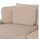 ΚΑΝΑΠΕΣ ΑΡΙΣΤΕΡΗ ΓΩΝΙΑ CRANFIELD HM3287.02L ΜΠΕΖ ΡΙΓΕ ΥΦΑΣΜΑ 315x167(γωνία)x67Υεκ.