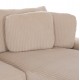 ΚΑΝΑΠΕΣ ΔΕΞΙΑ ΓΩΝΙΑ CRANFIELD HM3287.02R ΜΠΕΖ ΡΙΓΕ ΥΦΑΣΜΑ 315x167(γωνία)x67Υεκ.