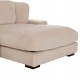 ΚΑΝΑΠΕΣ ΔΕΞΙΑ ΓΩΝΙΑ CRANFIELD HM3287.02R ΜΠΕΖ ΡΙΓΕ ΥΦΑΣΜΑ 315x167(γωνία)x67Υεκ.