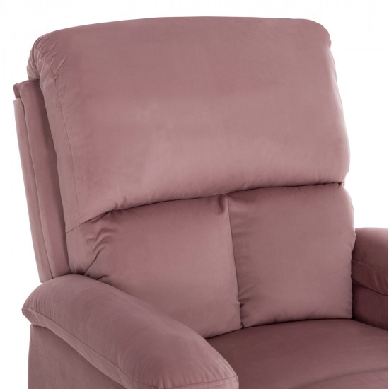 ΠΟΛΥΘΡΟΝΑ RELAX DIONI HM3296.02 ΡΟΖ ΒΕΛΟΥΔΟ 85x90x100Υεκ.
