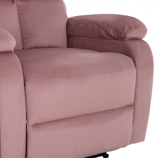 ΠΟΛΥΘΡΟΝΑ RELAX DIONI HM3296.02 ΡΟΖ ΒΕΛΟΥΔΟ 85x90x100Υεκ.