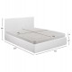 ΚΡΕΒΑΤΙ ΔΙΠΛΟ & ΣΤΡΩΜΑ 150x200εκ BOBBI HM21271.01 ΛΕΥΚΟ PU ΜΕ ΑΠΟΘ.ΧΩΡΟ