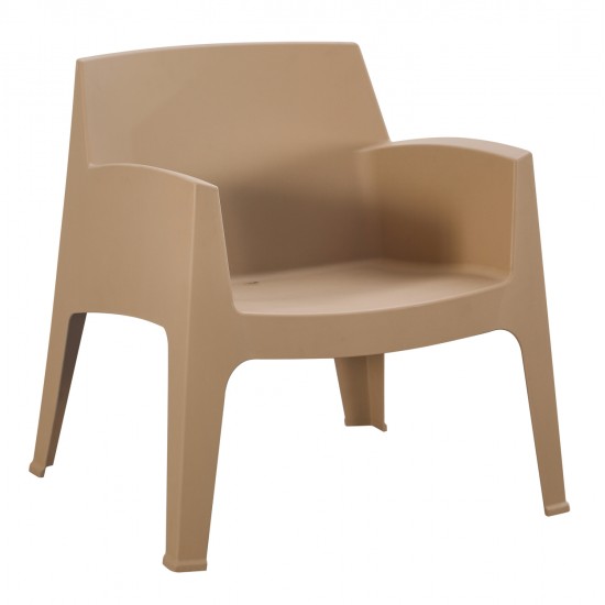 ΠΟΛΥΘΡΟΝΑ ΠΟΛΥΠΡΟΠΥΛΕΝΙΟΥ LOUNGE SLEEK HM6365.03 CAPPUCCINO 62x68x73Υεκ.