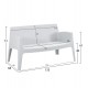 ΣΕΤ LOUNGE 4ΤΜΧ SLEEK HM21275.01 ΛΕΥΚΟ ΠΟΛΥΠΡΟΠΥΛΕΝΙΟ