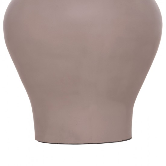 ΔΙΑΚΟΣΜΗΤΙΚΟ ΒΑΖΟ ΔΑΠΕΔΟΥ NEBULA HM4660.05S FIBER CEMENT TAUPE--ΞΥΛΟ ΤΕΑΚ Φ45x115Υεκ