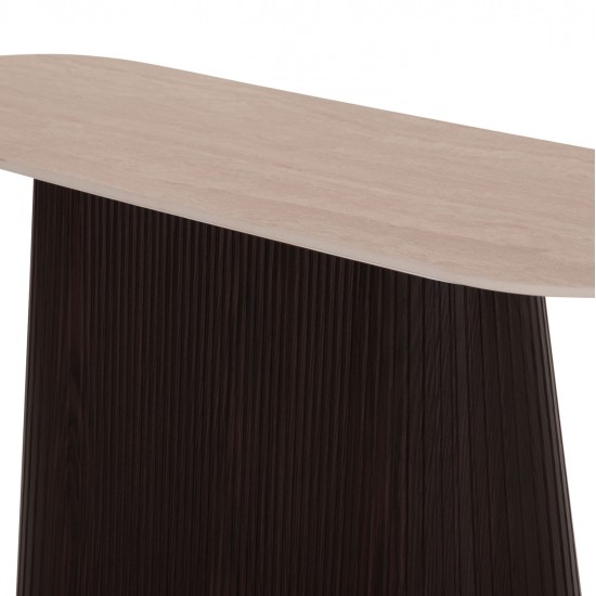 ΚΟΝΣΟΛΑ CATER HM18323 ΚΕΡΑΜΙΚΟ TOP ΟΨΗ ΤΡΑΒΕΡΤΙΝΑΣ-MDF ΒΑΣΗ 120x40x78Υεκ.