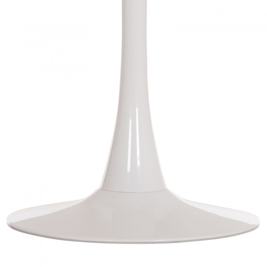 ΤΡΑΠΕΖΙ ΤΡΑΠΕΖΑΡΙΑΣ ROLLO HM9421.11 ΣΤΡΟΓΓΥΛΟ WHITE MARBLE Φ90x74Υεκ.