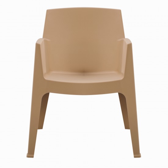 ΠΟΛΥΘΡΟΝΑ ΠΟΛΥΠΡΟΠΥΛΕΝΙΟΥ SLEEK HM6370.03 ΚΑΠΟΥΤΣΙΝΟ 68x63x82,5Υεκ.