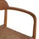 ΠΟΛΥΘΡΟΝΑ ΤΡΑΠΕΖΑΡΙΑΣ ROBBY HM18350 ΞΥΛΟ TEAK & ΣΧΟΙΝΙ VIRO ΦΥΣΙΚΟ 55x50x71Υεκ.