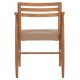 ΠΟΛΥΘΡΟΝΑ ΤΡΑΠΕΖΑΡΙΑΣ ROBIN HM18351 ΞΥΛΟ TEAK & ΣΧΟΙΝΙ VIRO ΦΥΣΙΚΟ 53,5x60x78Υεκ