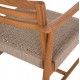 ΠΟΛΥΘΡΟΝΑ ΤΡΑΠΕΖΑΡΙΑΣ ROBIN HM18351 ΞΥΛΟ TEAK & ΣΧΟΙΝΙ VIRO ΦΥΣΙΚΟ 53,5x60x78Υεκ