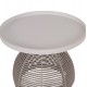 ΣΕΤ ΣΑΛΟΝΙ 5ΤΜΧ DRISCOLL ΗM6473.02 IVORY ΑΛΟΥΜΙΝΙΟ--ΜΠΕΖ ΣΧΟΙΝΙ & OLEFIN ΥΦΑΣΜΑ