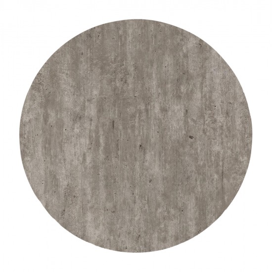 ΕΠΙΦΑΝΕΙΑ ΤΡΑΠΕΖΙΟΥ HPL ΣΤΡΟΓΓΥΛΗ HM6351.37 CONCRETE Φ120εκ.