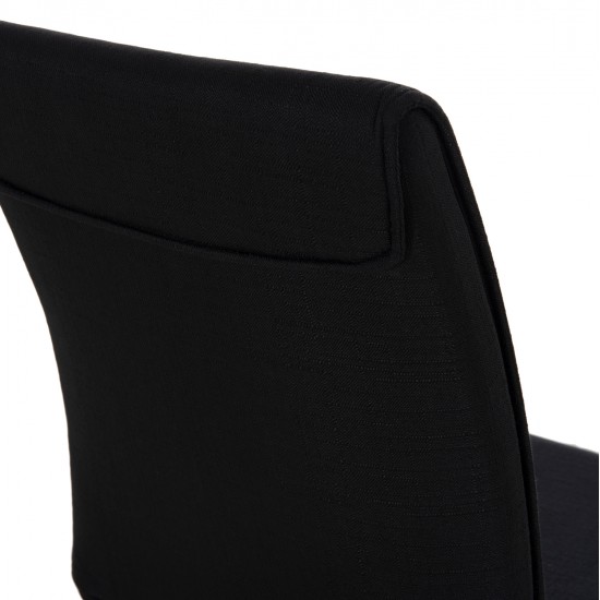 ΚΑΡΕΚΛΑ ΤΡΑΠΕΖΑΡΙΑΣ PERKY HM18347.02 ΜΑΥΡΟ ΥΦΑΣΜΑ & ΜΕΤΑΛΛΙΚΑ ΠΟΔΙΑ 44x60x87Υεκ