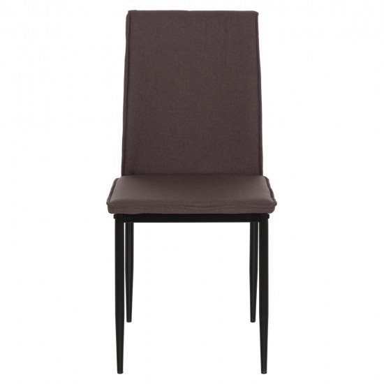 ΚΑΡΕΚΛΑ ΤΡΑΠΕΖΑΡΙΑΣ PERKY HM18347.03 ΚΑΦΕ ΥΦΑΣΜΑ-ΜΕΤΑΛ. ΠΟΔΙΑ ΜΑΥΡΑ 44x60x87Υεκ