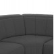 ΓΩΝΙΑΚΟΣ ΚΑΝΑΠΕΣ ΜΕ RECLINE ORACLE HM3290.01 ΓΚΡΙ ΥΦΑΣΜΑ 260x260x90(κάθισμα)x94Υεκ.
