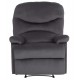 ΠΟΛΥΘΡΟΝΑ RELAX BRAYLEN HM3298.01 ΓΚΡΙ ΒΕΛΟΥΔΟ 85x90x95Υεκ.
