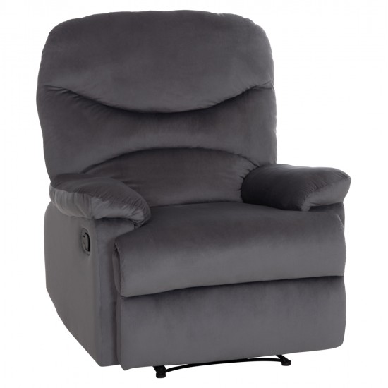ΠΟΛΥΘΡΟΝΑ RELAX BRAYLEN HM3298.01 ΓΚΡΙ ΒΕΛΟΥΔΟ 85x90x95Υεκ.