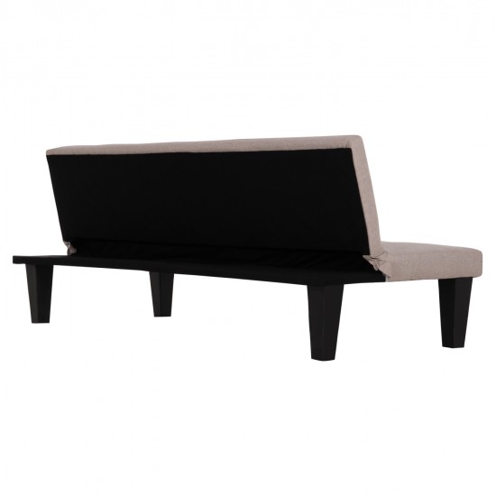 ΚΑΝΑΠΕΣ ΚΡΕΒΑΤΙ 3-ΘΕΣΙΟΣ KORO HM3304.04 ΜΠΕΖ PU ΔΕΡΜΑ 165x75x64Υεκ