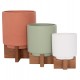 ΣΕΤ 3 ΓΛΑΣΤΡΕΣ ΜΕ TEAK ΒΑΣΕΙΣ TANTI HM4685 FIBER CEMENT ΣΕ 3 ΧΡΩΜΑΤΑ