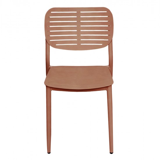 ΚΑΡΕΚΛΑ ΤΡΑΠΕΖΑΡΙΑΣ HILLIARD HM6645.08 ΑΛΟΥΜΙΝΙΟ ΣΕ TERRACOTTA 46x54x78Υεκ